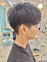 ロミーオム 本厚木(ROMMY. Homme)&nbsp;刈り上げツーブロック王道マッシュショートビジネスメンズヘア