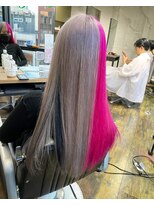 ガルボ ヘアー(garbo hair)&nbsp;ハイトーンデザインカラー10代20代