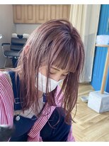 ヲタク(wotaku.)&nbsp;ラベンダーピンクブリーチカラーケアブリーチピンクグレージュ