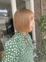 クラン バイ ナチュラル(clan by Natural)&nbsp;ミルクティーベージュ/ハイトーンボブ @seiji_1027_