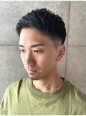メンズカット 短髪 ソフトツイスト ツーブロック 刈り上げ