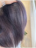パープルベージュ10代20代デザインカラーケアブリーチ