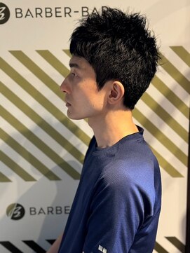 バーバーバー アカバネ(BARBER-BAR AKABANE) ビジネスマンや学生にも ナチュラルなダウンスタイル#1