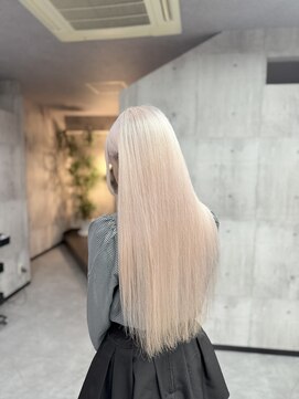 ノーン(NONE) ホワイトブロンドカラー