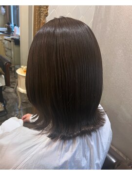 ヘアーアトリエ ラフェル(hair atelier Rafel) くびれボブ/アッシュブラウン