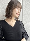 大人可愛い切りっぱなしボブ くびれボブ どんな年代も◎新宿