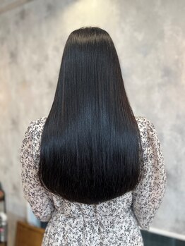 フロー(floww)の写真/【ダメージでお悩みの方必見!!】高濃度水素や髪質改善など、各種こだわりのトリートメントでうるツヤ髪に