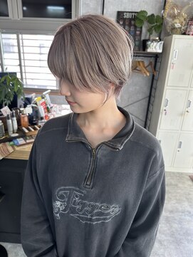 シールドヘアー 沖縄 新都心(C'LD Hair) 那覇/新都心/おもろまち/ショートボブ/ハイトーンショート/小顔