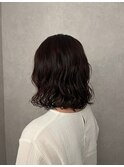 ニュアンスパーマ　　ミディアムパーマ　　水パーマ