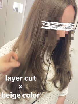 アーチフォーヘア 心斎橋店(a-rch for hair) レイヤーカット