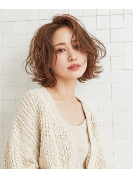 バグズ ヘアデザイン 桔梗が丘店(Baguz HAIR DESIGN) ラフにキマる大人の抜け感パーマボブ