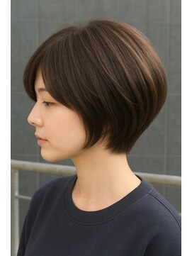 プラスイズム ヴェレン(PLUSISM Velen) 大人丸みショート京都宇治20代30代40代50代