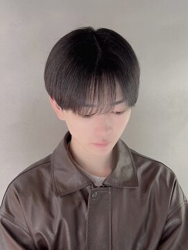 刈部倶楽舞 リバースパーマ × シースルーマッシュ【朝久】