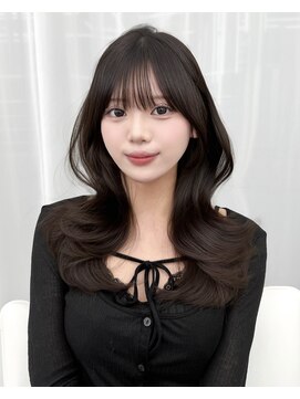 アマトウキョウスマートサロン(AMA TOKYO×Smart Salon) 韓国ヘア　レイヤー　顔まわり