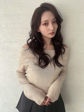 オーロ 西大寺店(ORO) ロングレイヤーのブラウンカラー