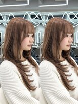 グローアイヴィ 大宮(GLROW IVY)&nbsp;ハッシュカットベージュカラーブリーチなしダブルカラー