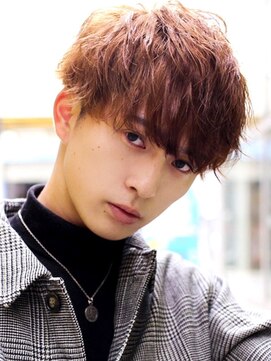 men's salon Gaudi 池袋店【メンズサロン ガウディ】 暖色ブラウン×マッシュ