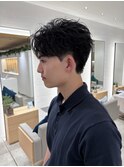 武蔵小杉 メンズフェザーパーマ 4ヶ月持つ設計
