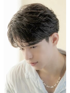アンフィニー 銀座(ANFINI) 韓国メンズヘア東銀座東京フェザーショートパーマゆるめカルマ髪