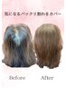 【前髪・分け目・つむじ割れをボリュームアップ】エアリーエクステ800本