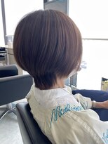 ヘアーカッティングガーデン ジャック モアザン 松山店 コッパーブラウン×フルラウンドフォルム ショートボブ