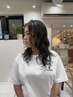 【質感で楽しむ時短ヘアに】カット＋パーマ＋艶トリートメント　￥14000