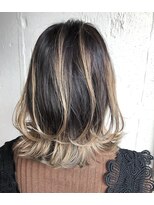 エイト 福岡天神店(EIGHT fukuoka)&nbsp;【EIGHT福岡】nabe_コントラストバレイヤージュクリアベージュ