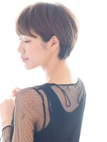 ヘアーサロン ラフリジー(Loufreasy) 【外国人風】イルミナカラー × 似合わせカットの耳かけショート