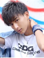 リップス 池袋(LIPPS)&nbsp;サイドパートショートソフトツーブロック刈り上げテクノ