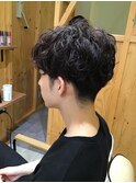 【無造作パーマ】