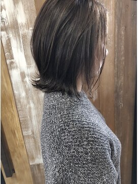 バンビ プライベート サロン(Bambi private salon) 切りっぱなしボブ*ハイライト*アッシュブラウン*Bambi松平愛
