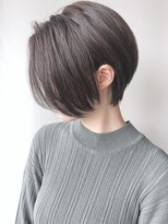 モリオフロムロンドン 原宿本店(morio from London) 【モリオ原宿】前下がりショートボブ 前髪なし くびれショート