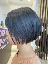 ヘアメイク クリア 神楽坂店(hair+make CLEAR)&nbsp;丸みショートボブ×透明感カラー