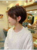【石田勇士郎】インナーカラー髪質改善厚めバングスリークボブ