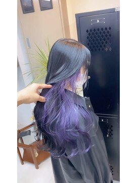 イエナ 渋谷(IENA) インナーカラー ラベンダー