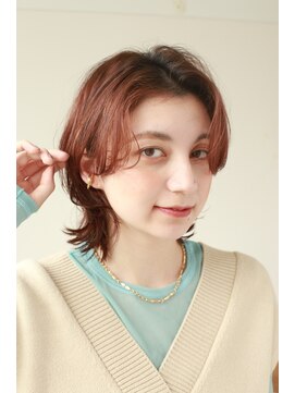ヘアーアンドメイク エクリ 不動前店(Hair&Make equri) 【目黒美容室】暖色系カラー・ウルフヘア