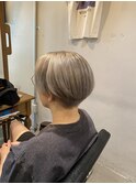 ブリーチカラー ホワイトブラウン