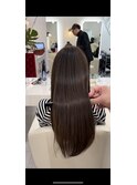 《AO hair》髪質改善　艶感ストレートトリートメント
