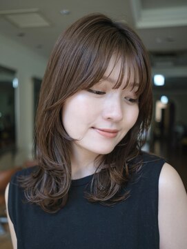 ビュートリアム265(BEAUTRIUM 265) ◆ミディアレイヤーカット/マロンブラウン/愛されこなれミディ