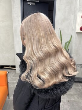 ニコ トウキョウ 渋谷(nico TOKYO) ブロンドベージュ/髪質改善/ダブルカラー/ケアブリーチ/20代