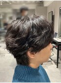 【シャドウパーマ】マッシュ/メンズパーマ/メンズカット/池袋