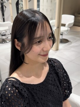 ザックギンザ(ZACC ginza) ダークオリーブ/前髪/シースルー/顔周り/後毛/小顔/縮毛矯正