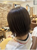 切りっぱなしボブ