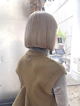 シェリ ヘアデザイン(CHERIE hair design) 大人なグレージュ×ボブ◎