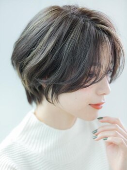 ヘアーサロン シエル(haira salon ciel)の写真/<町屋>ベテランスタイリストの高い技術力で、360度どこから見ても綺麗なシルエットのスタイルへ◇