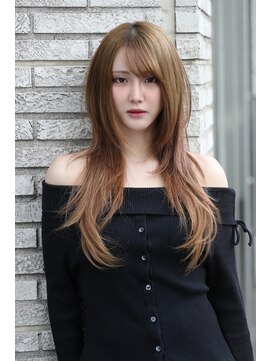 トニーアンドガイ 青山店(TONI & GUY) ラフレイヤー ロングレイヤー ハイトーン ベージュヘア