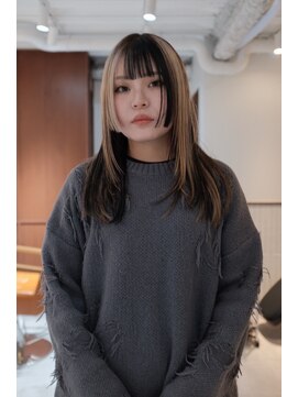 オーパスバイアンブルリュクス 池袋(Opus by ambleluxe) レイヤーカット/ケアブリーチ/デザインカラー