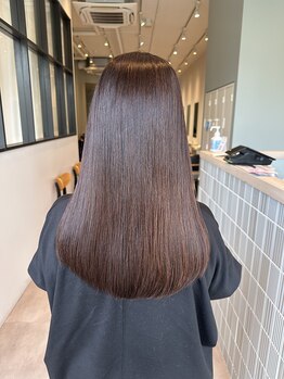 《八千代中央駅2分》髪質改善しながら素髪のようなストレートに◆忙しい朝もお手入れ簡単で美髪が続く◎