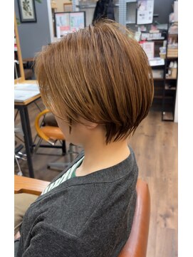 ハンサムショート/ショートボブ/マッシュショート