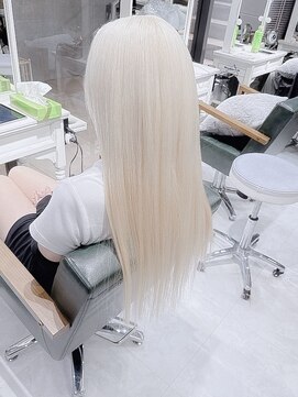 赤味ゼロハイトーンカラー/抜きっぱなしブロンド